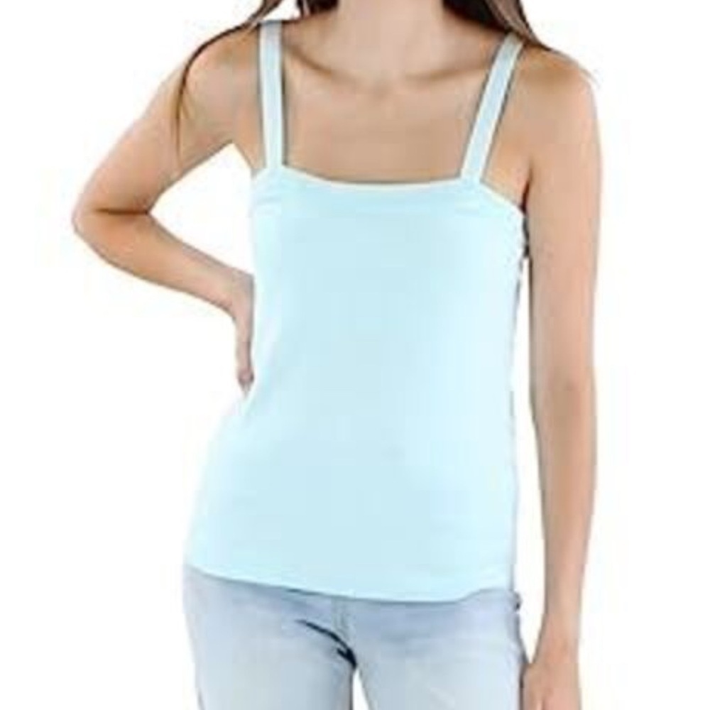 Anne Klein Size XL Knit Tank Top Ocean Sky. New With Tags.